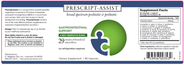 LL’S Magnetic Clay Inc. Expands Allergy Alert On Undeclared Allergens In Prescript-Assist Dietary Supplement To All Lots